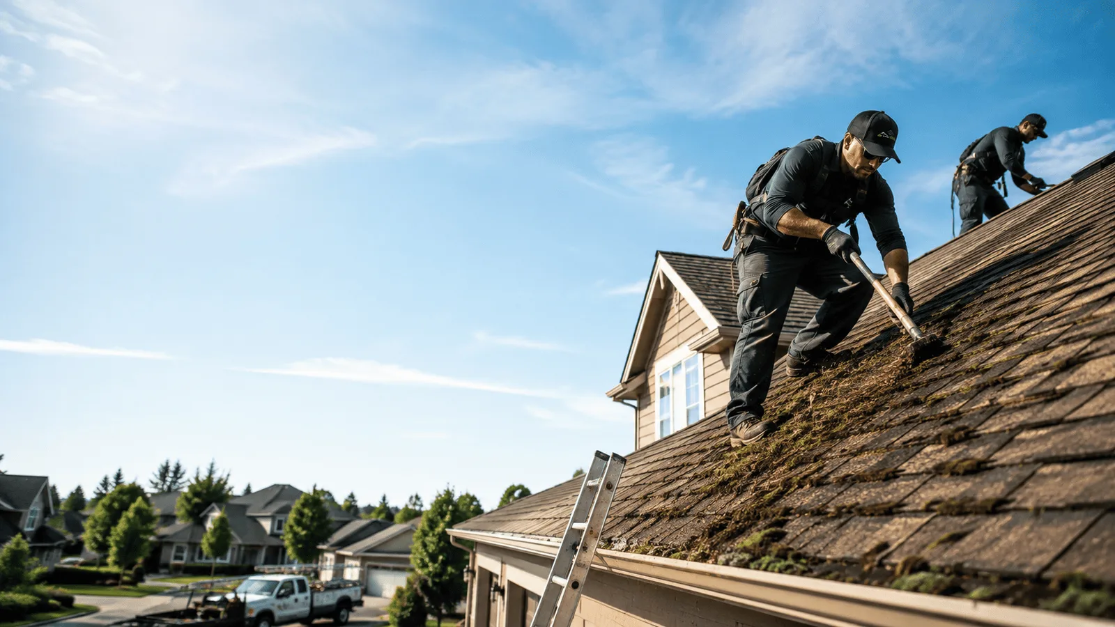 Roof Moss Removal in Ludlow, IL near me
